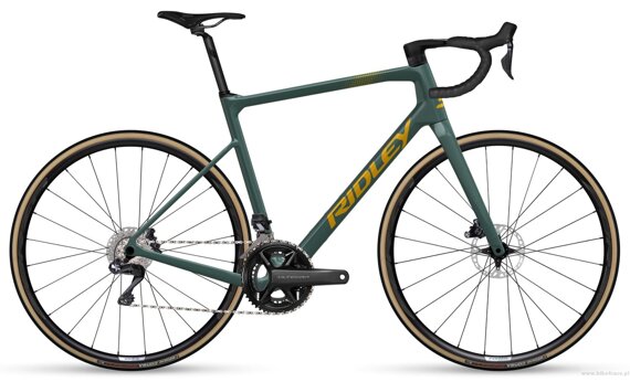 Bicycle RIDLEY GRIFN - 105 2x12s - color GRC-02Bs (Green Smoke-Dark Yellow)