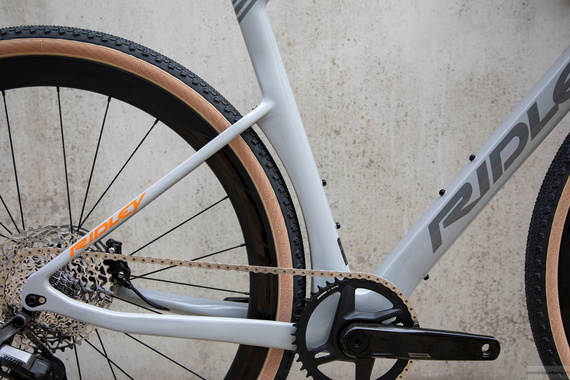 Rama gravel RIDLEY KANZO FAST - kolor KAF-02As (Battleship Grey-Orange-Dove Grey)