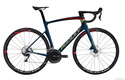 Road bicycle RIDLEY NOAH DISC  - Ultegra 2x11s - color NHD-01As (Deep Dark Blue-Red-Beige)