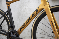 Road bicycle RIDLEY NOAH FAST DISC - 105 Di2 2x12s - color NFD-03Am (Black Metallic-Honey Gold Metallic)