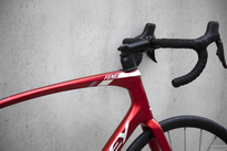 Road frameset RIDLEY FENIX DISC - color FEN-01Bs (Candy Red Metallic-White-Battleship Grey)