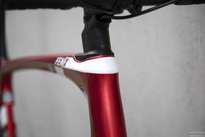 Road frameset RIDLEY FENIX DISC - color FEN-01Bs (Candy Red Metallic-White-Battleship Grey)