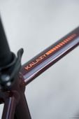 Gravel bicycle RIDLEY KALAZY - Claris 2x8s - kolor KEC-01Bs (Bourgogne Red Metallic-Orange)